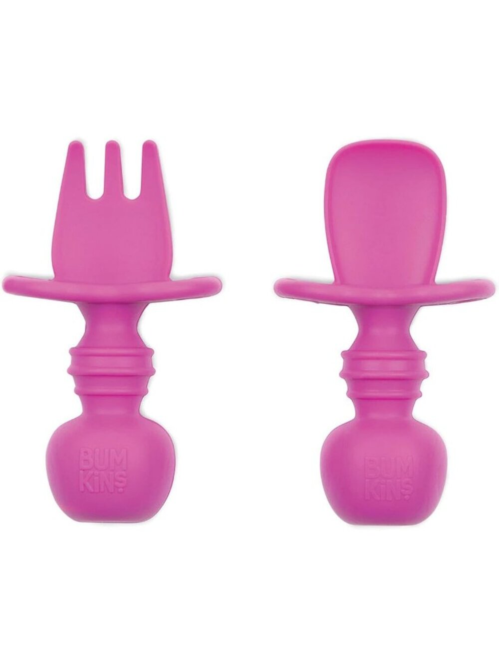 Silicone Baby Utensils Set for Self-Feeding & Baby Led Weaning - Soft Fork